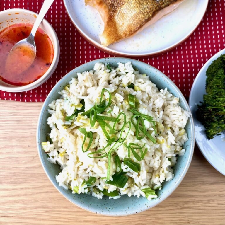 Steamed Scallion Rice