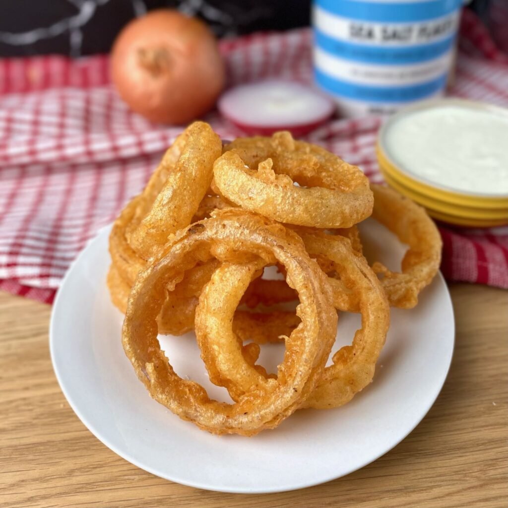 Easy Tempura Onion Rings Recipe