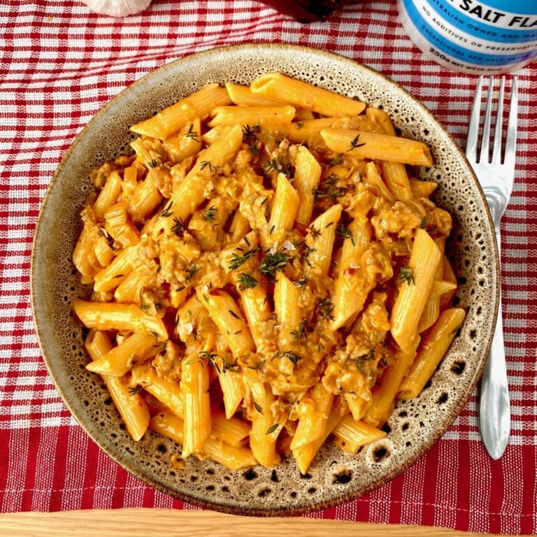 Creamy Sausage and Leek Pasta