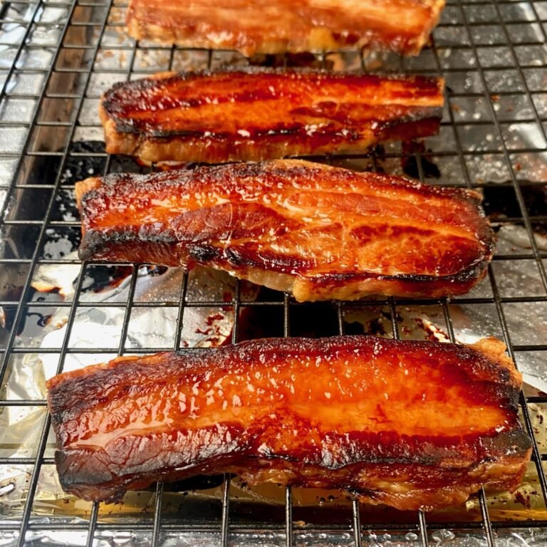 Glazed Pork Belly Bacon