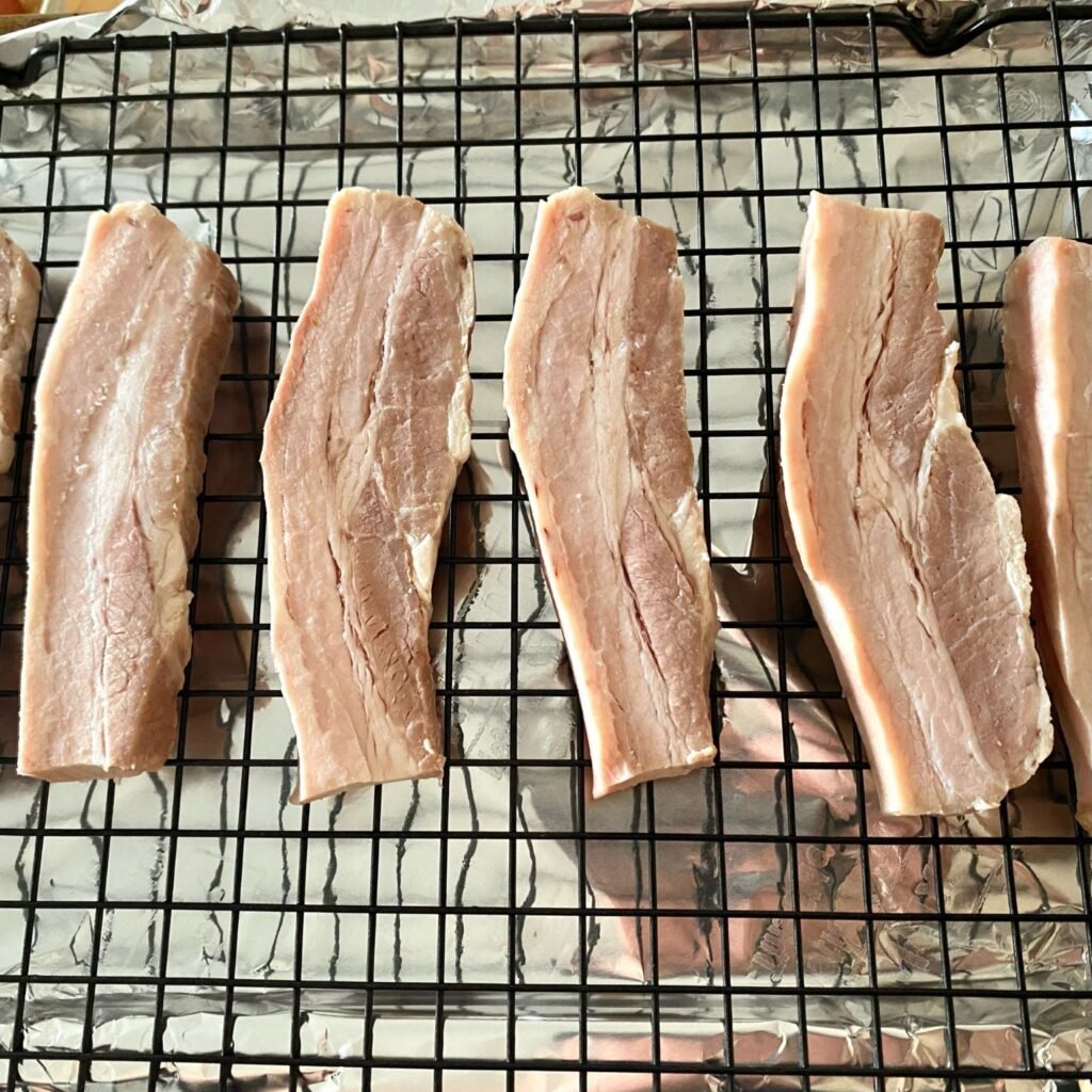 Preparing the Pork Belly 1