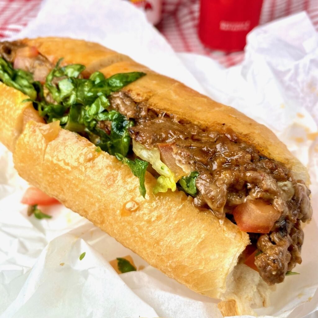 NY Chopped Cheese Sandwich from a Bodega