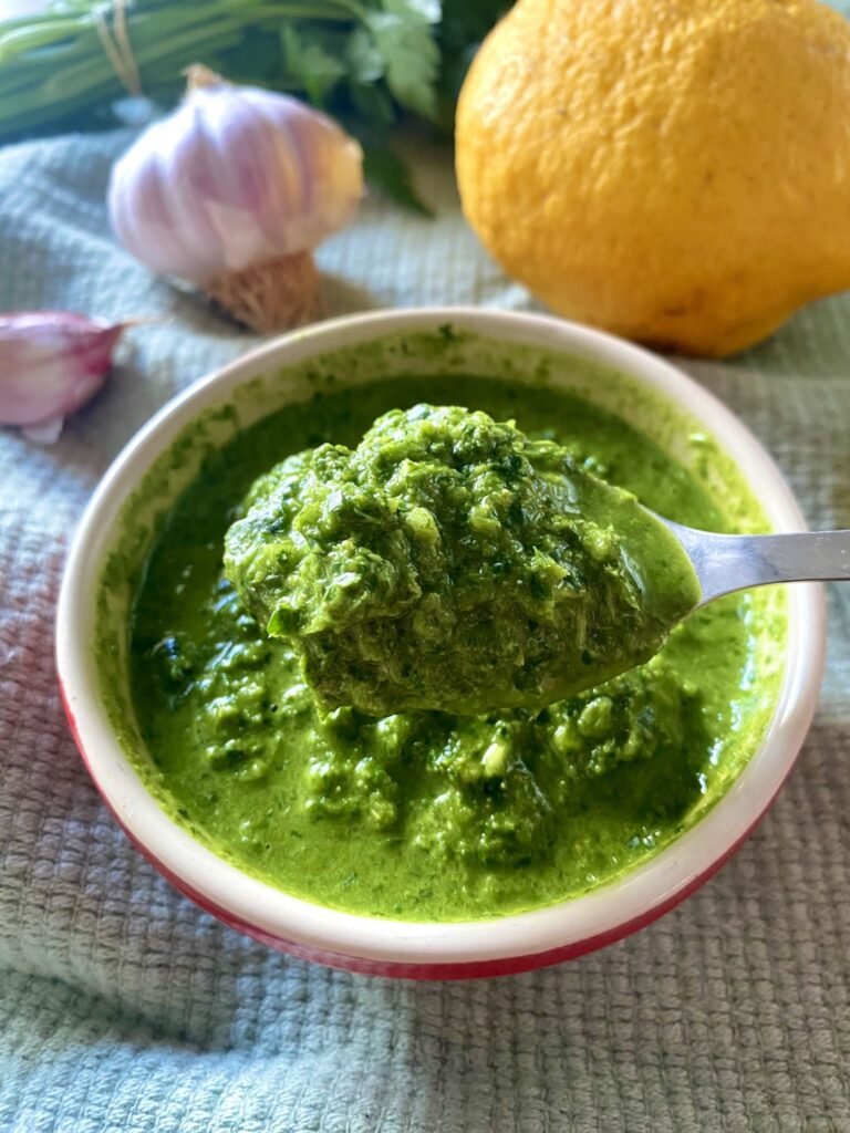 Ingredients in Zhoug Sauce