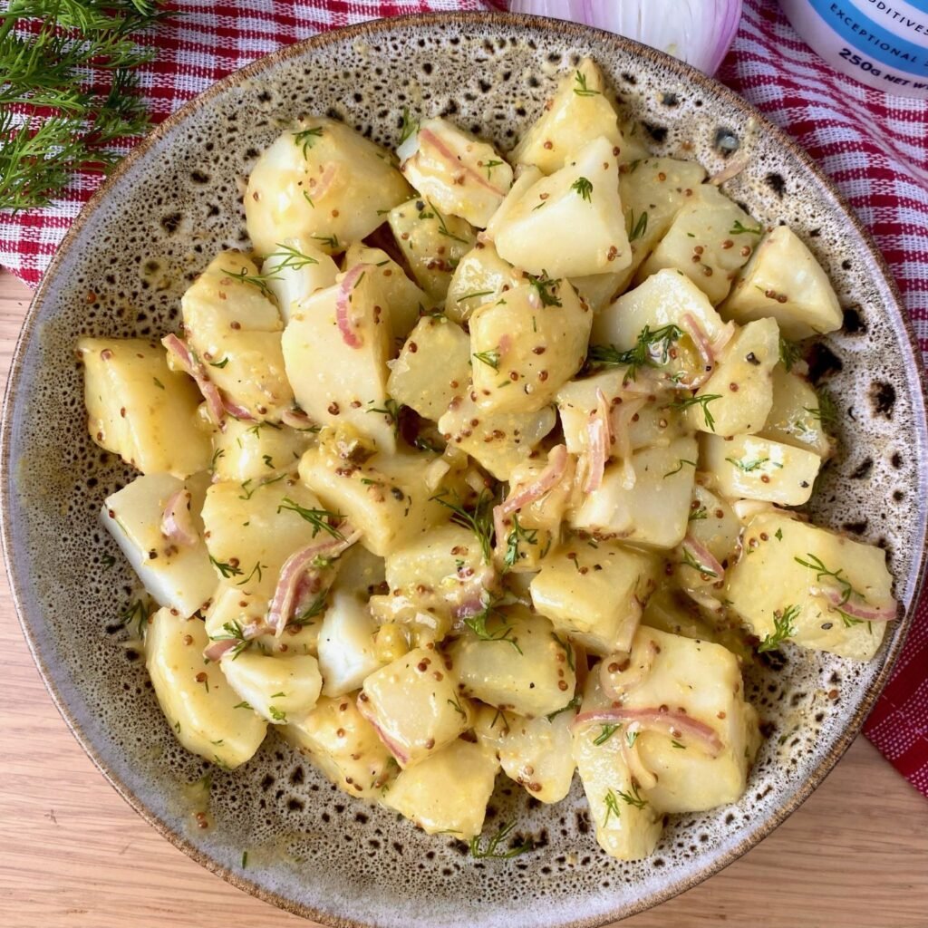 Potato Salad with Mustard Dressing