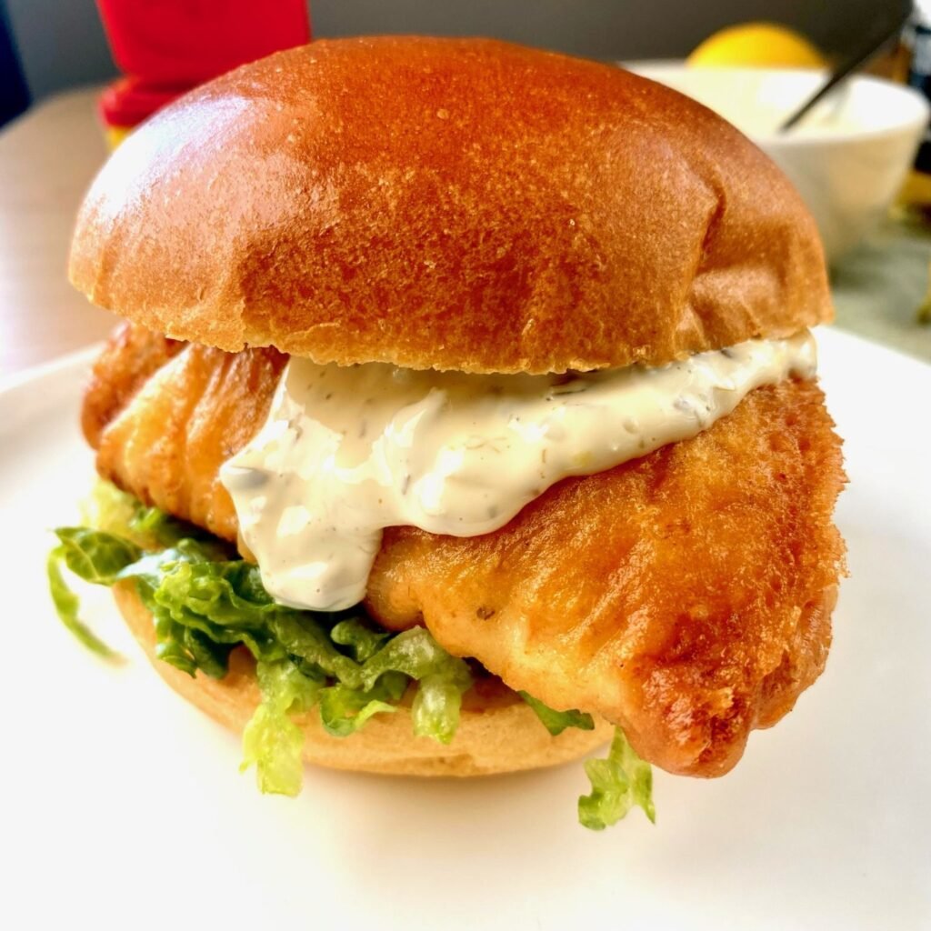 Beer Battered Fish Sandwich