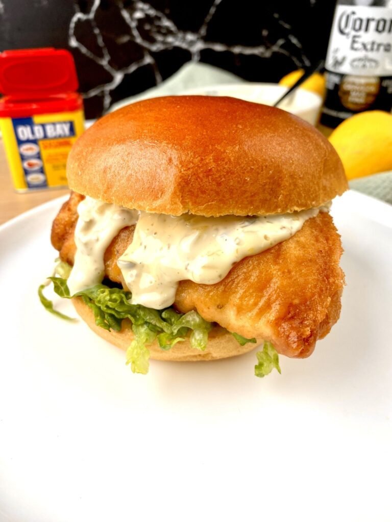 Tasty Crispy Fried Fish Sandwich