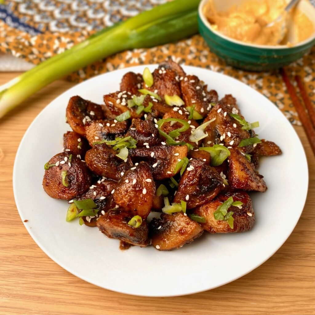 Caramelized Miso Butter Roast Mushrooms