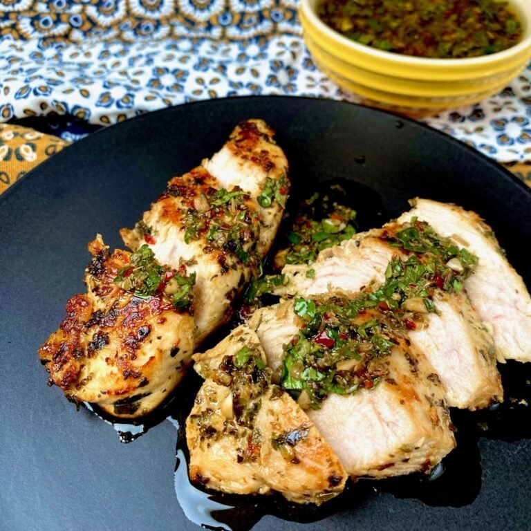 Steakhouse Grilled Chicken with Chimichurri