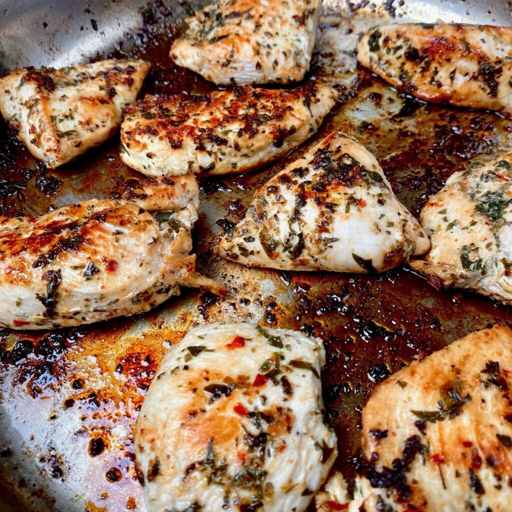 Charred Steakhouse Grilled Chicken with Chimichurri