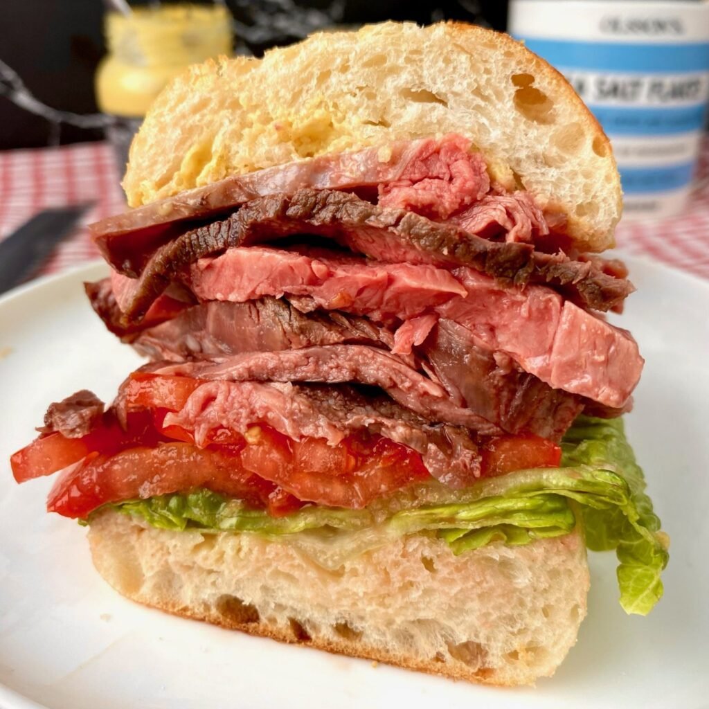 The Best Roast Beef Sandwich filling