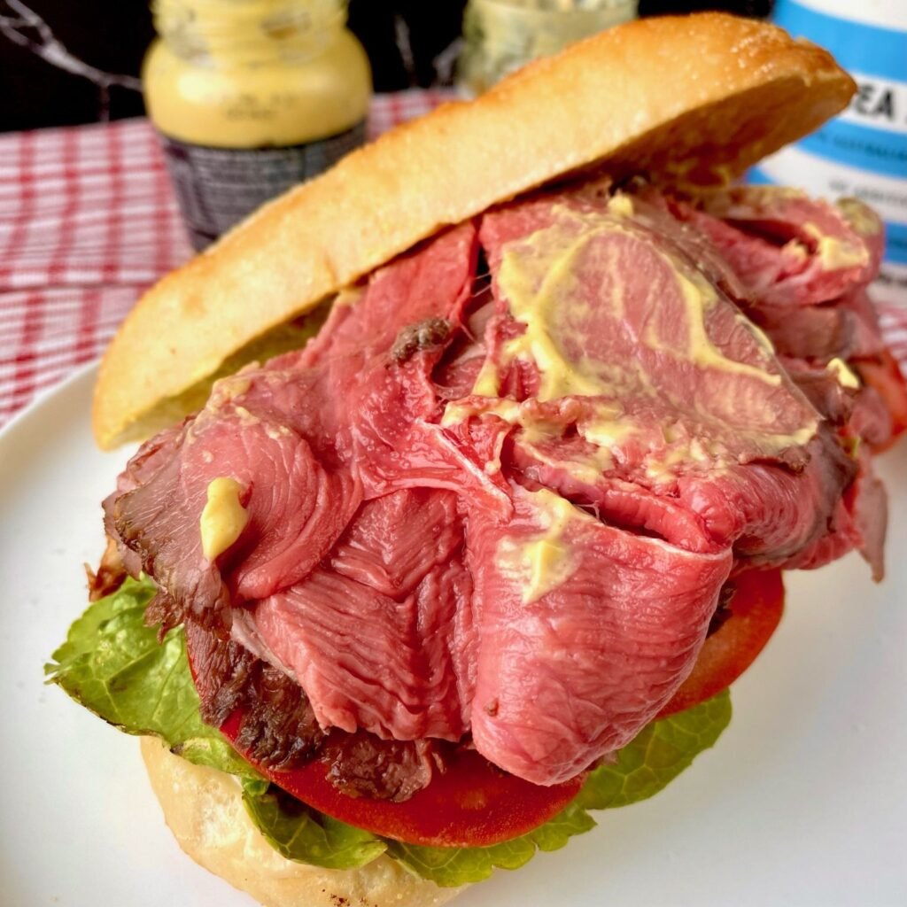 The Best Roast Beef Sandwich with Dijon and Horseradish Cream