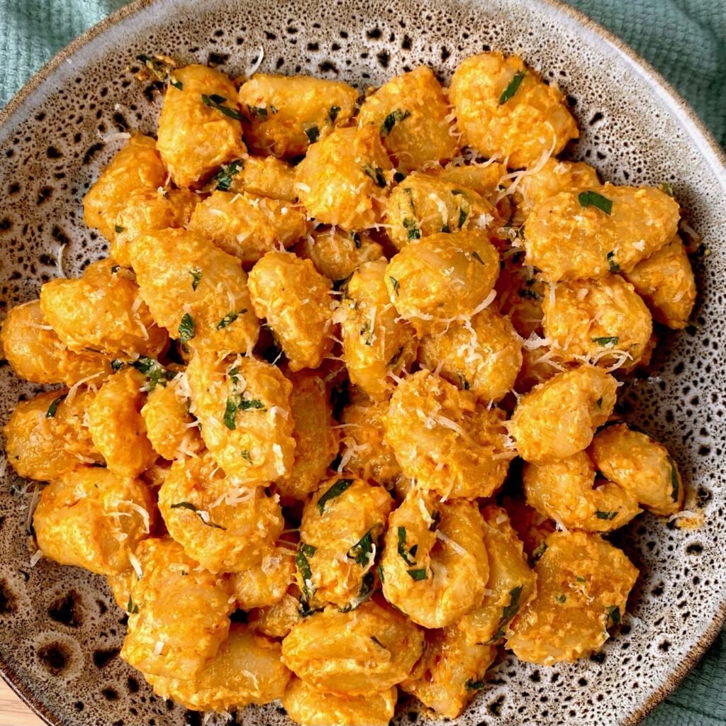 Easy Creamy Harissa Gnocchi