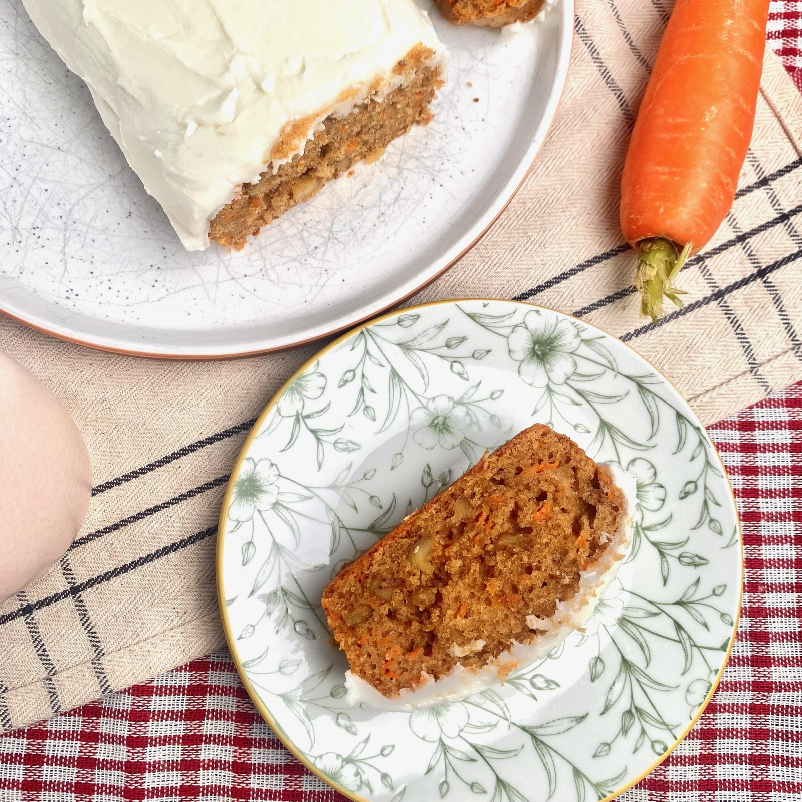 Carrot Cake with Lemon Frosting