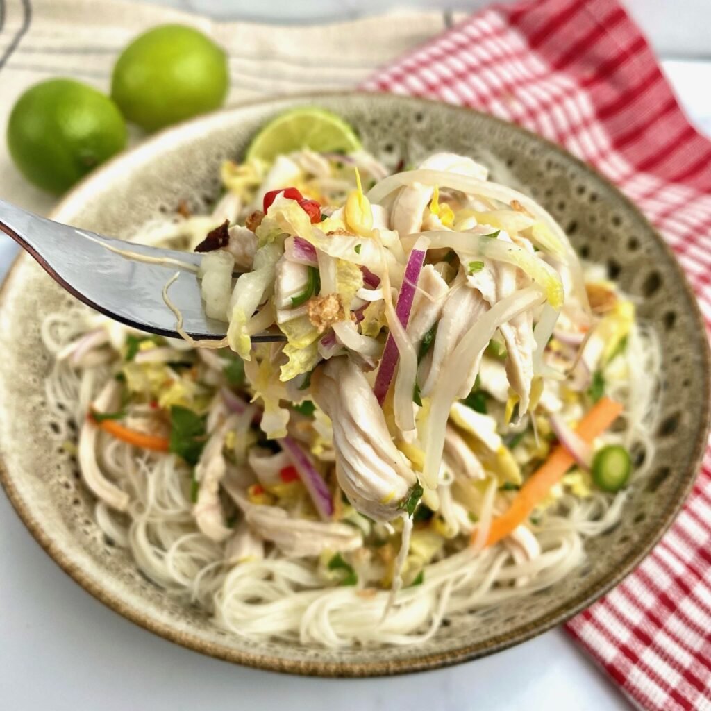 Easy Coconut Poached Chicken Salad