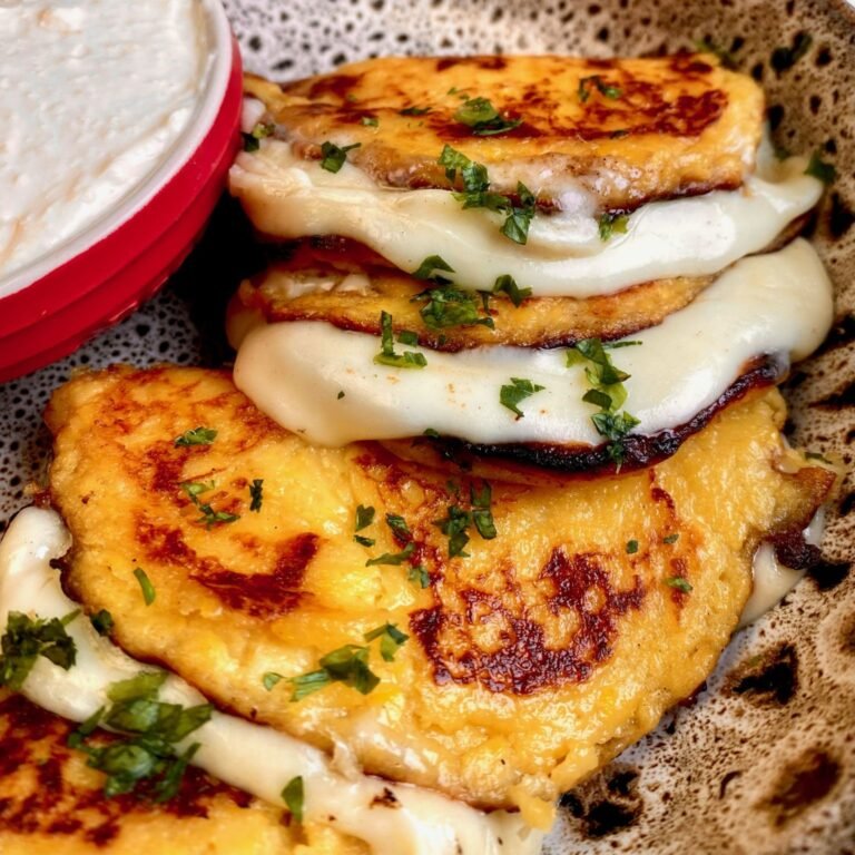 Corn Cachapas with Cheese