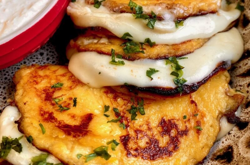 Corn Cachapas with Cheese