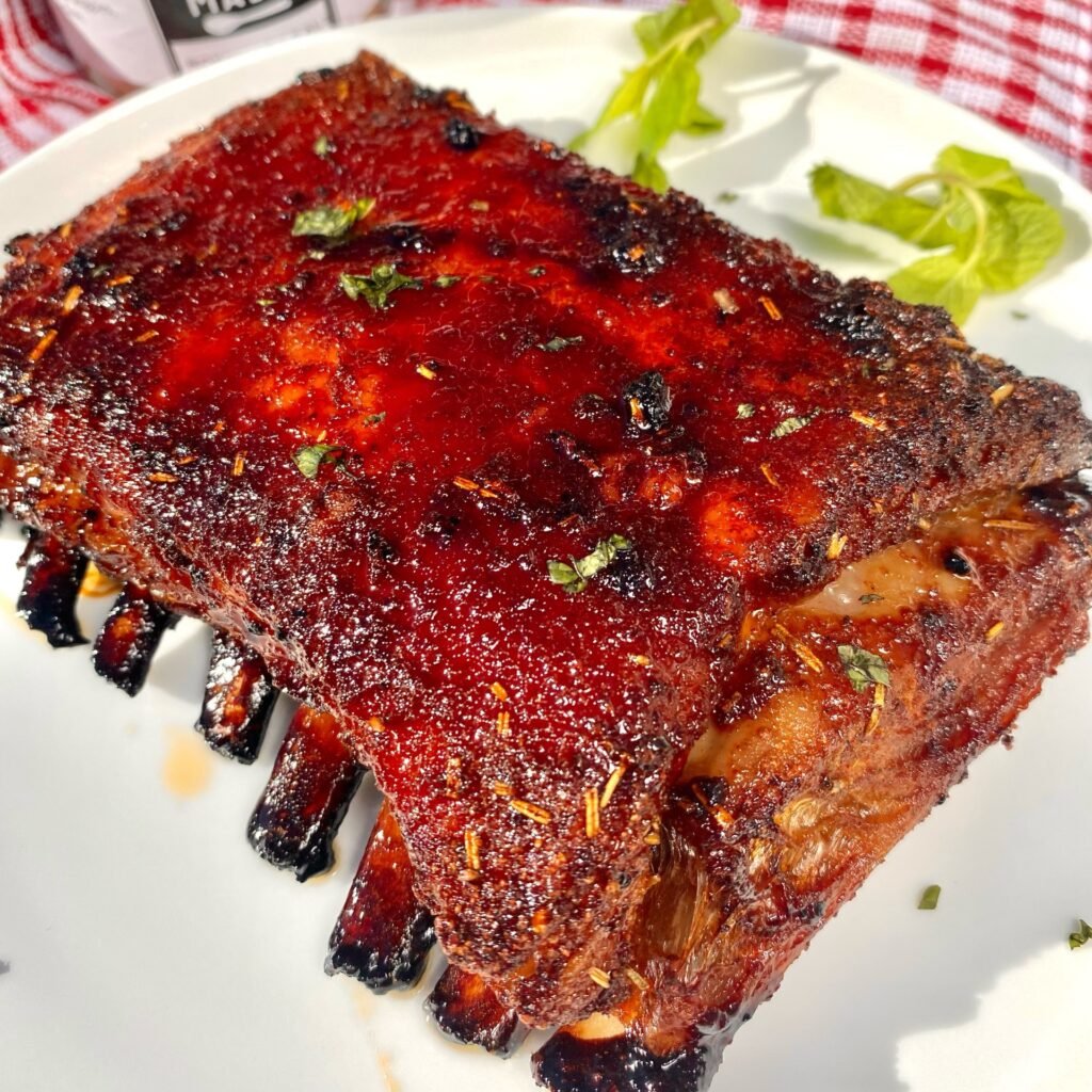 Honey Glazed Lamb Ribs Rack