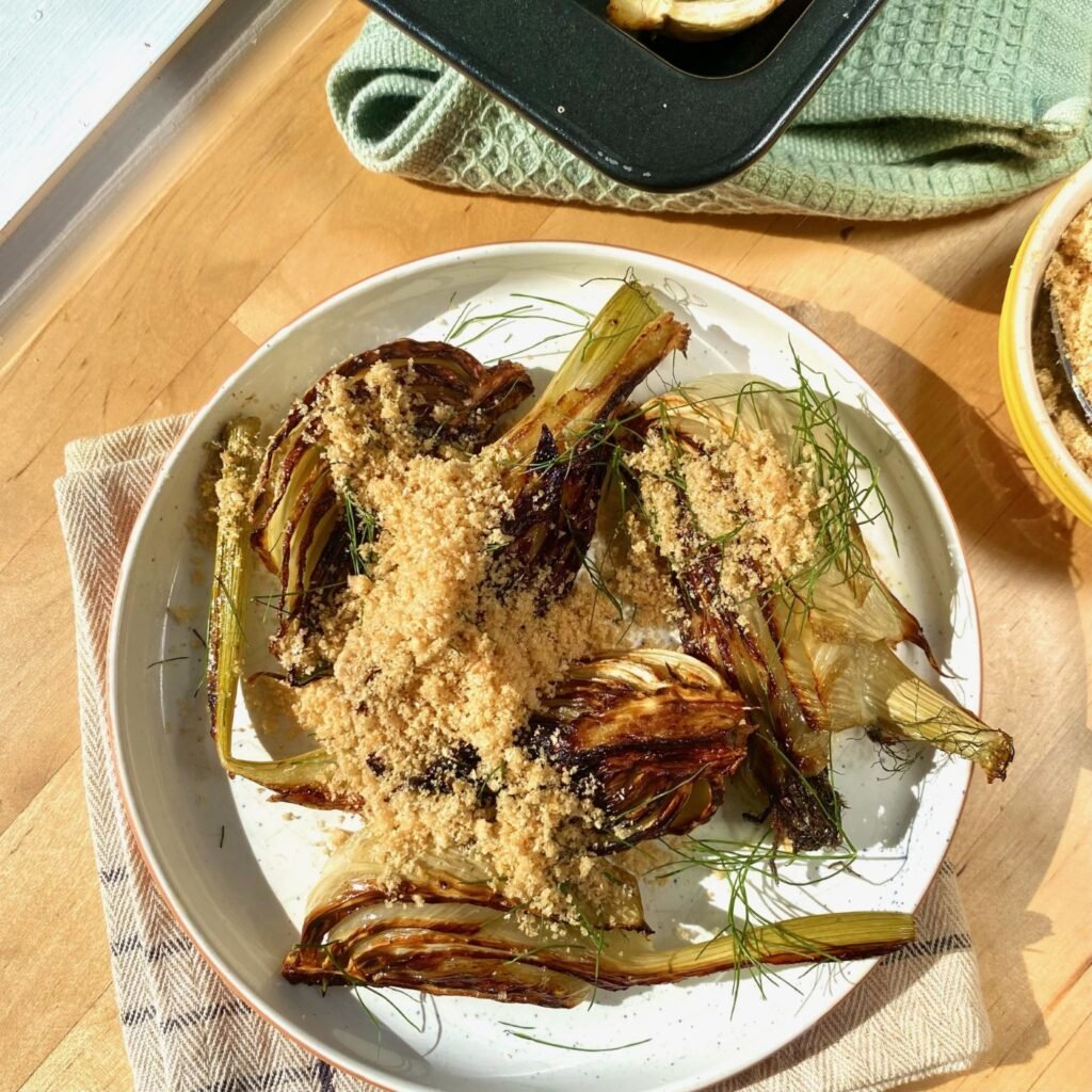 Panko Pork Rinds with Fennel