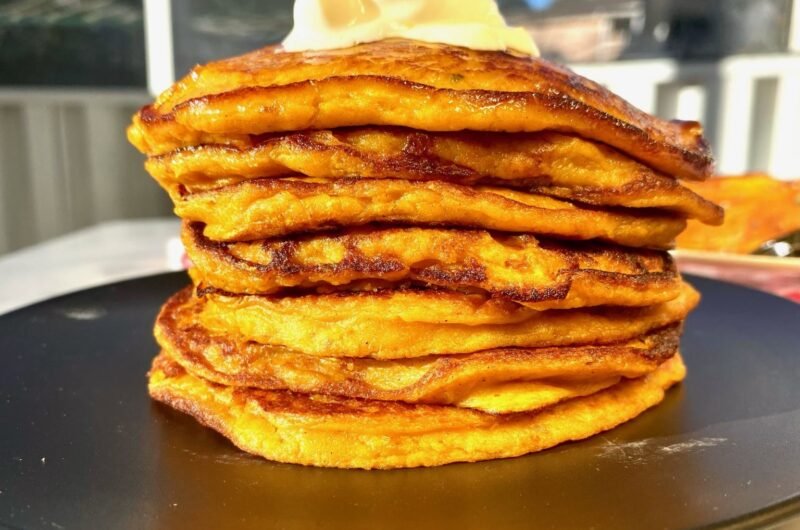 Roast Pumpkin Pancakes