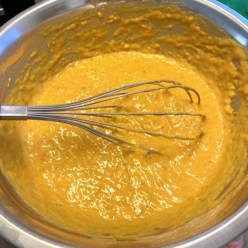 Batter for Pumpkin Pancakes
