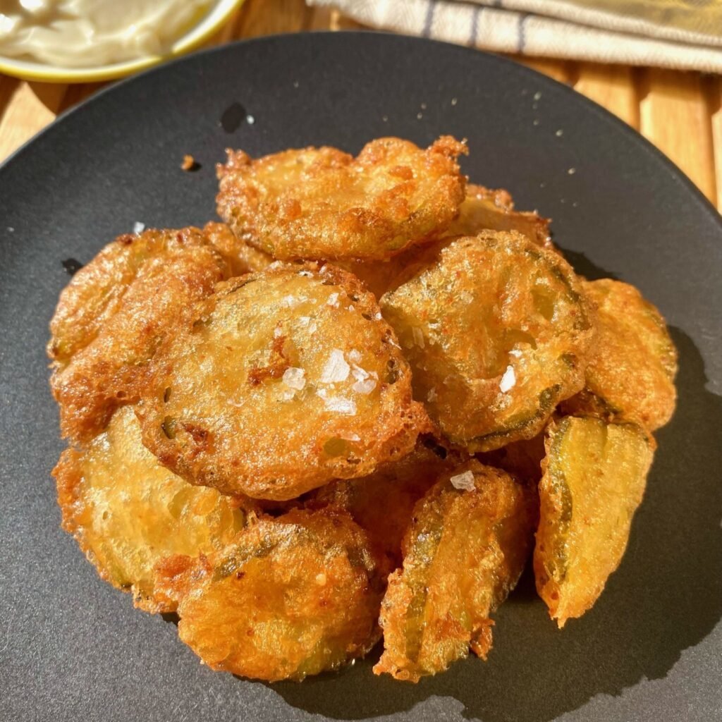 Homemade Tempura Fried Pickles Recipe