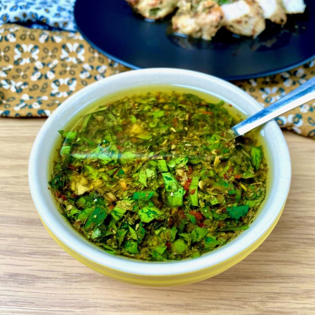 Preparing an Authentic Chimichurri Sauce