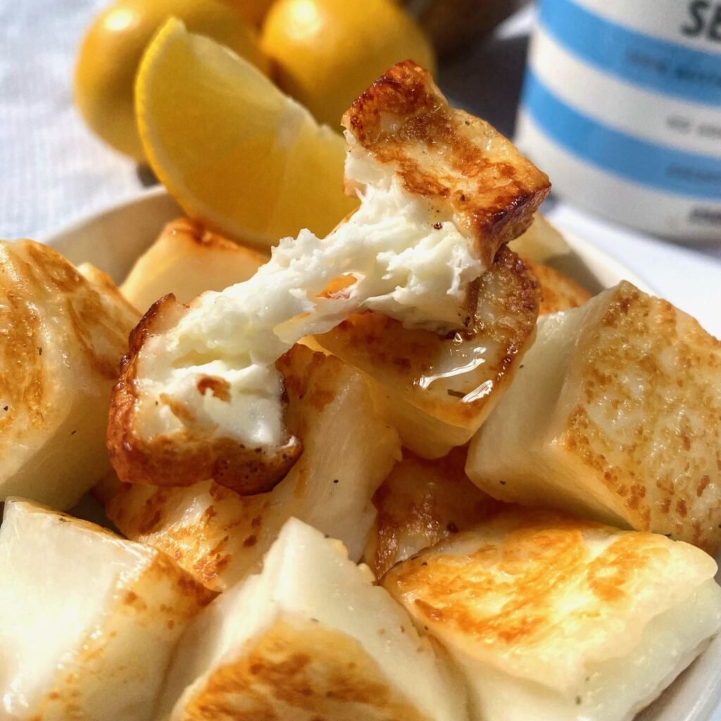 Tasty Fried Halloumi Cubes
