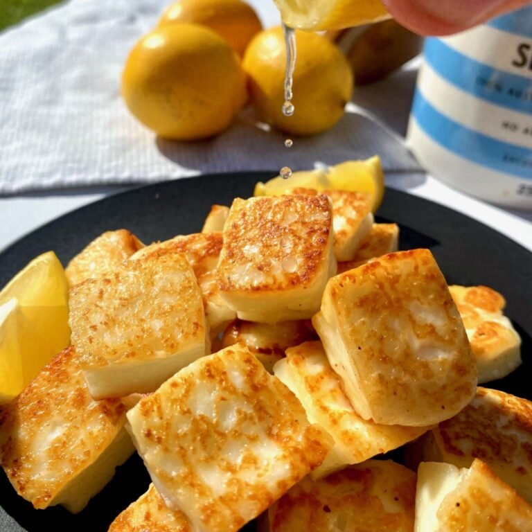 Fried Halloumi Cubes