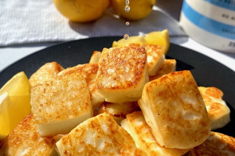 Fried Halloumi Cubes