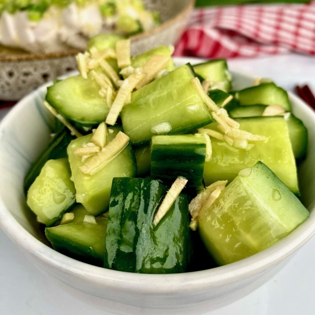 Bite Sized Cucumber Pieces
