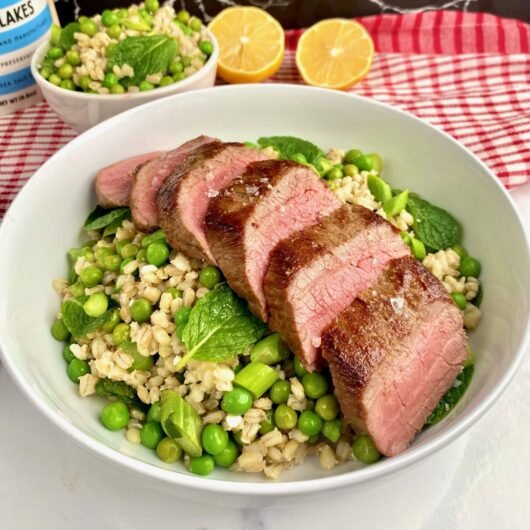 Lamb and Pea Barley Salad
