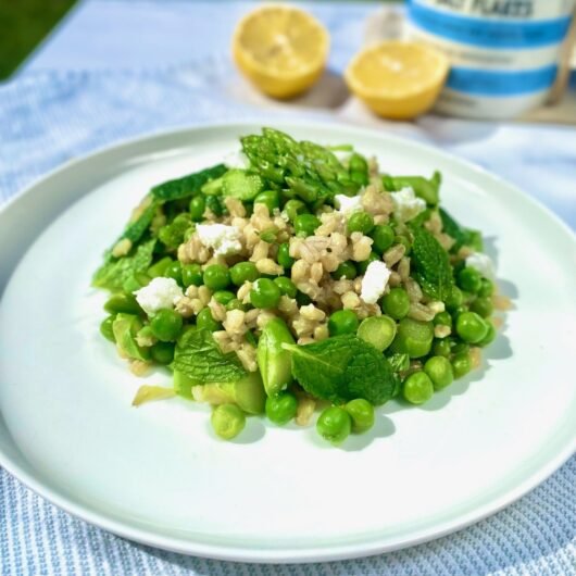 Pea Mint and Barley Salad