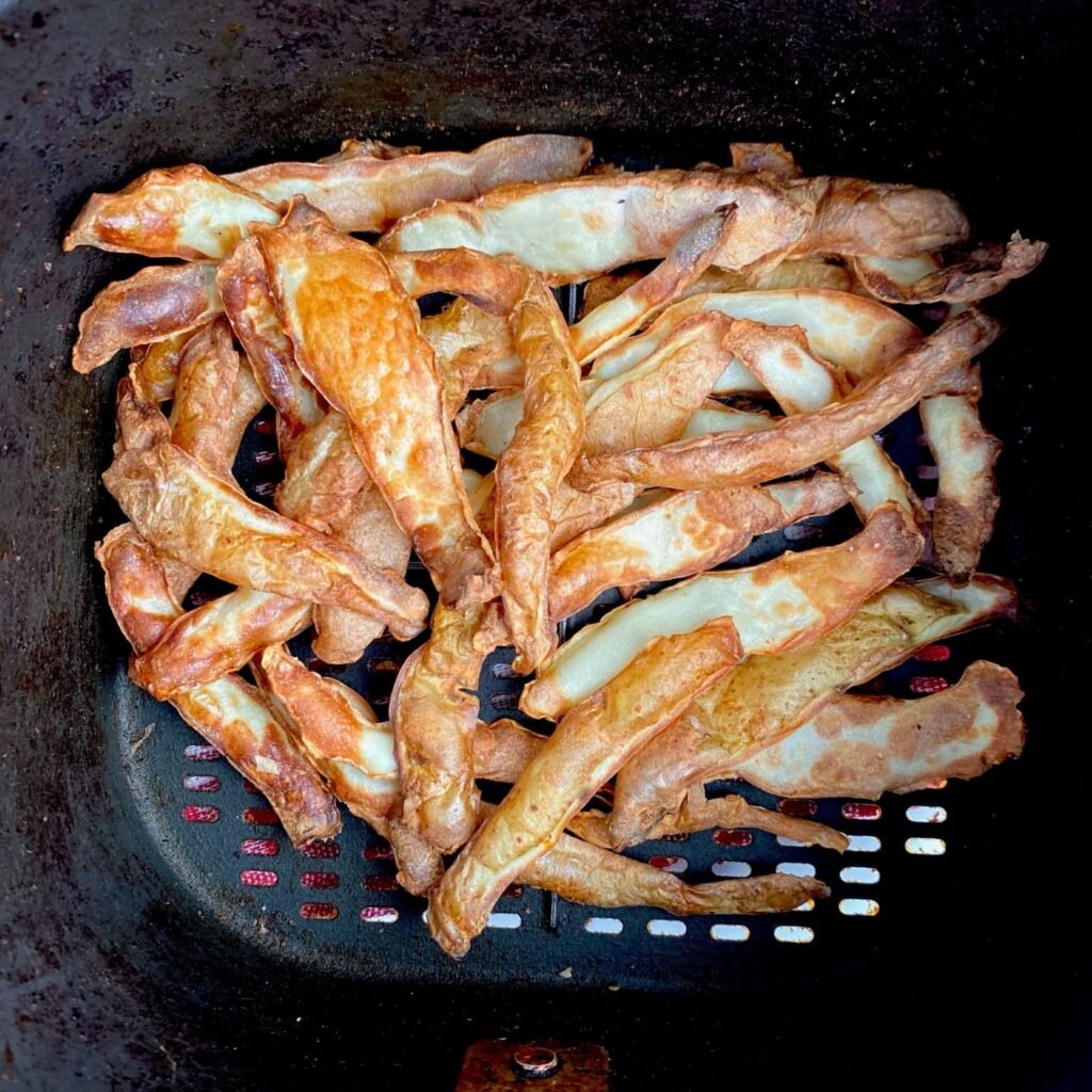 Peeled Potato Skins for making Chips