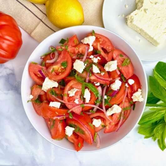 Heirloom Tomato Salad with Feta