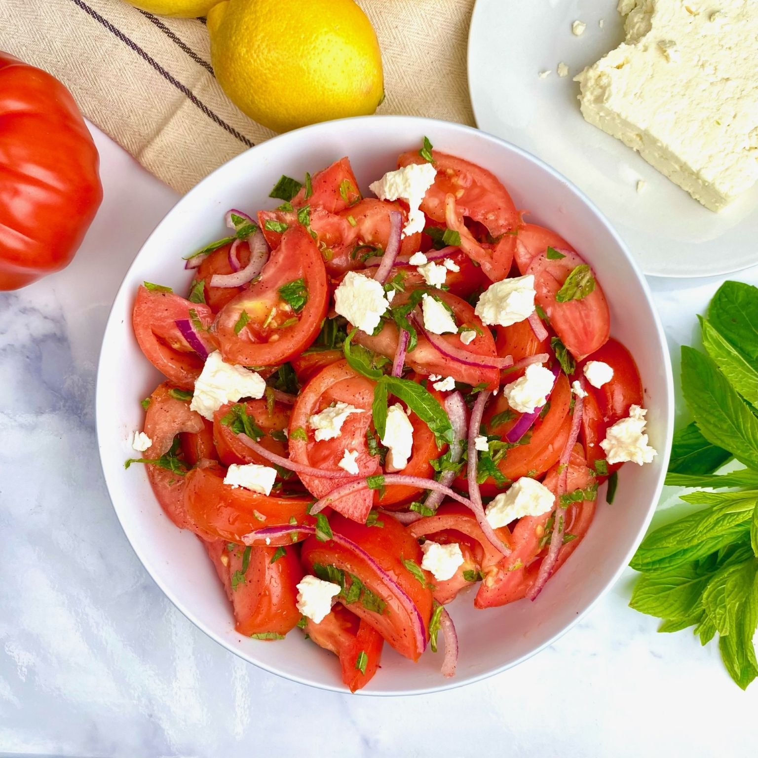 Heirloom Tomato Salad with Feta