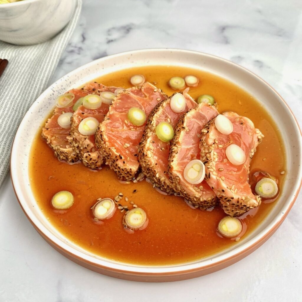 Sesame Seed coated Salmon